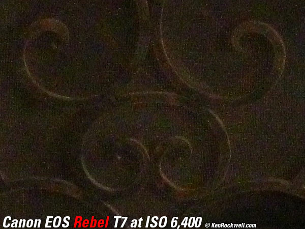 Canon T7 High ISO Sample Image File