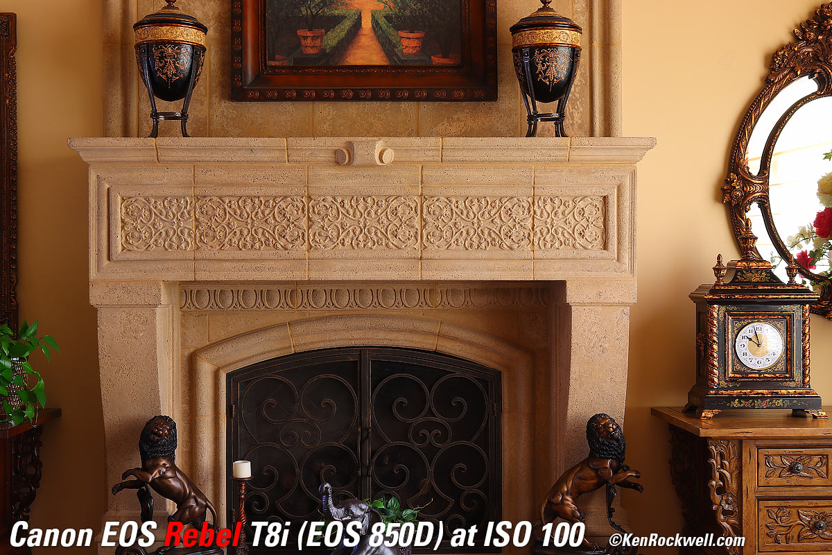 Canon T8i High ISO Performance Sample Image File