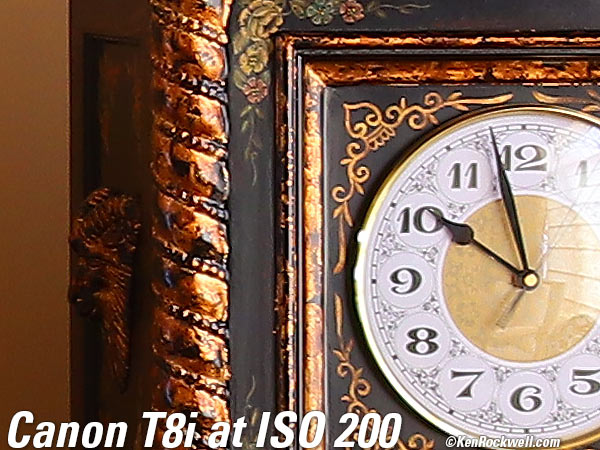 Canon T8i High ISO Performance Sample Image File