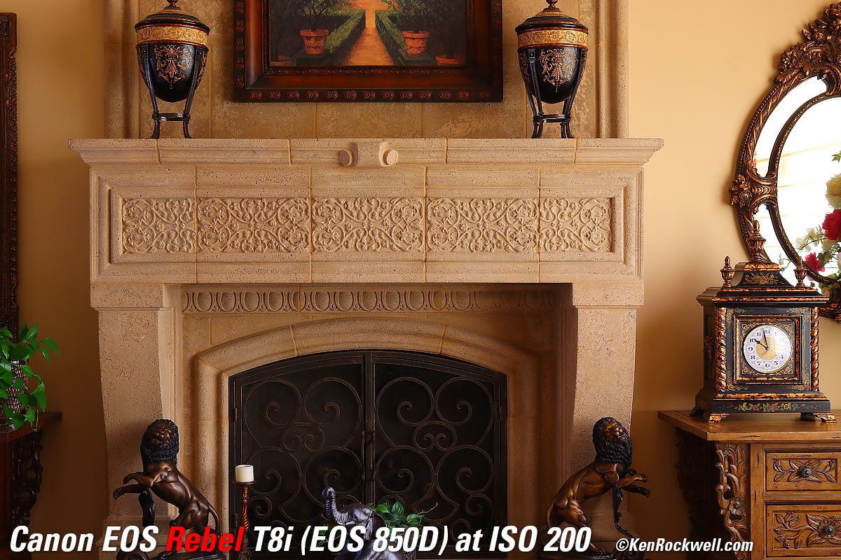 Canon T8i High ISO Performance Sample Image File