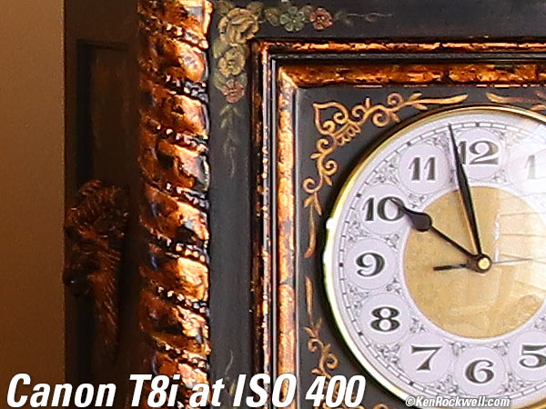 Canon T8i High ISO Performance Sample Image File