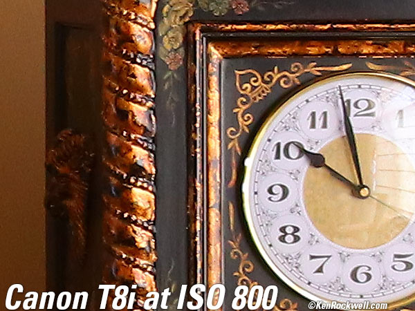 Canon T8i High ISO Performance Sample Image File