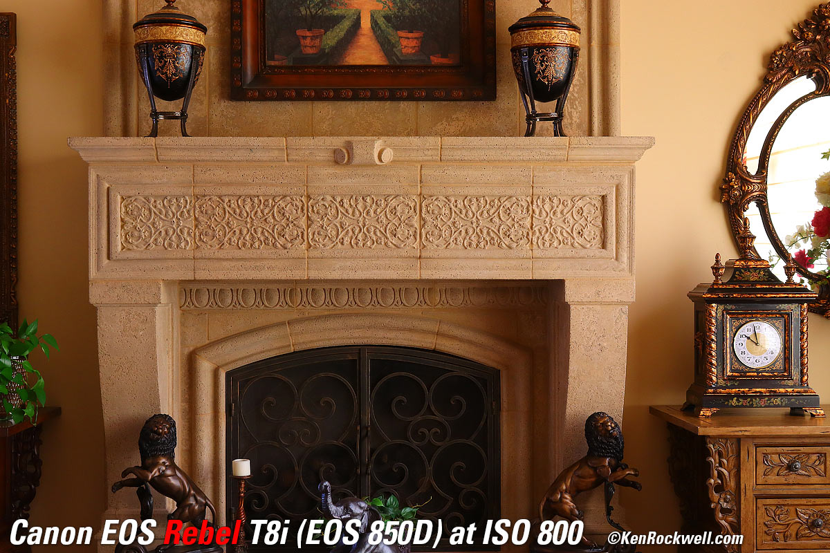 Canon T8i High ISO Performance Sample Image File