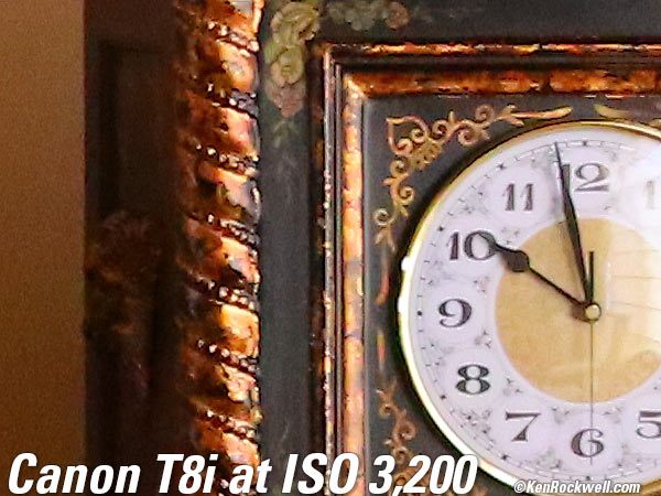 Canon T8i High ISO Performance Sample Image File