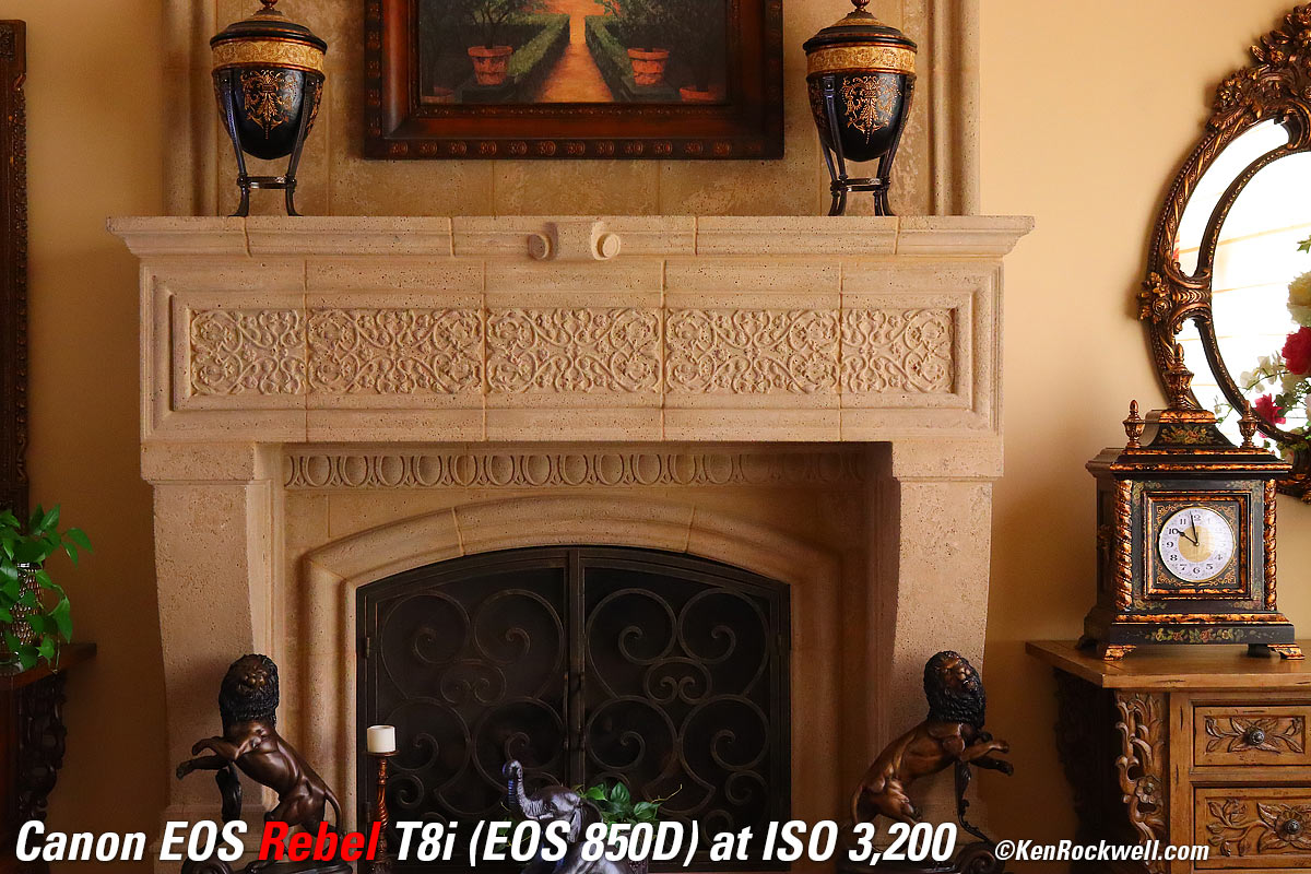 Canon T8i High ISO Performance Sample Image File