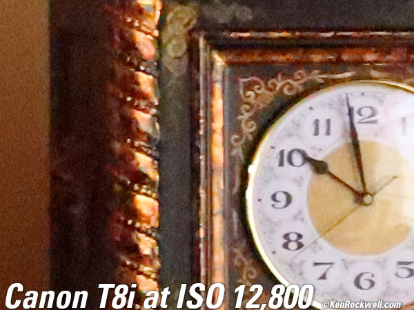 Canon T8i High ISO Performance Sample Image File