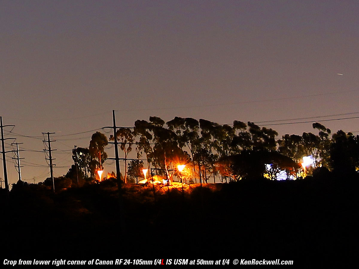 Canon RF 24-105mm coma performance