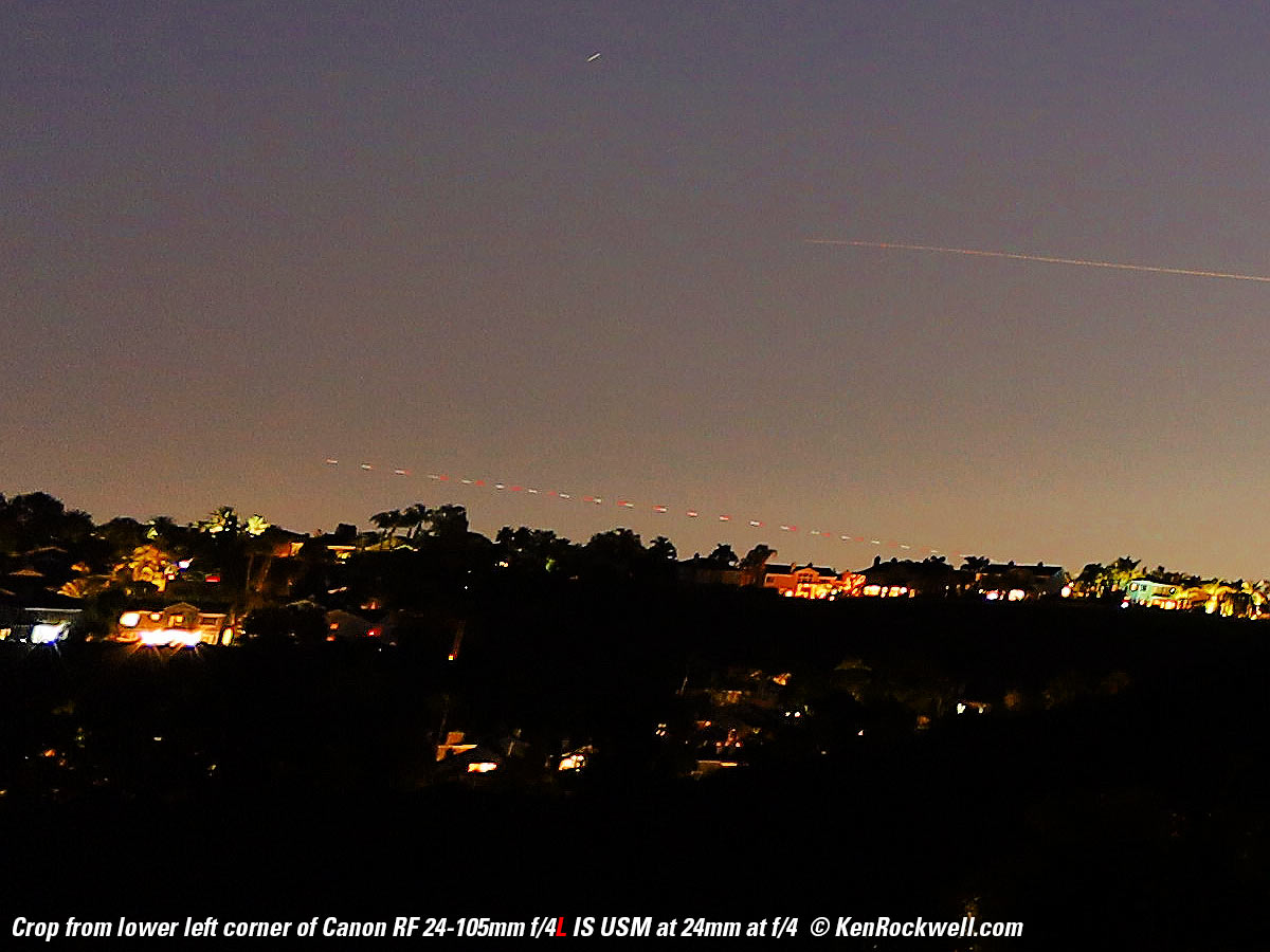 Canon RF 24-105mm coma performance