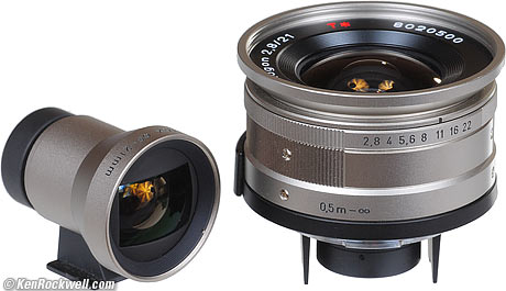 Contax G 21mm f/2.8 and finder