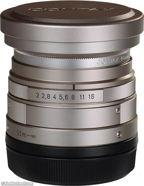 Zeiss 45m f/2 Planar and accessories