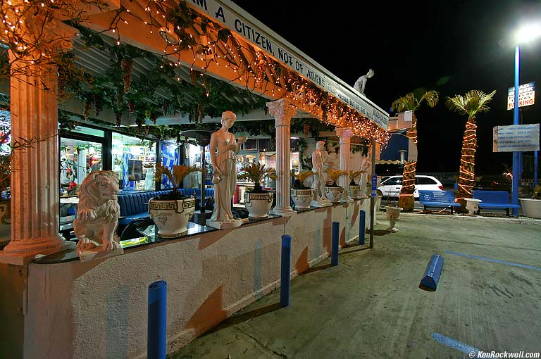 Mad greek, Baker, California