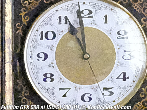 Fujifilm GFX 50R High ISO Performance