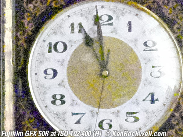 Fujifilm GFX 50R High ISO Performance