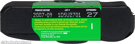 Fuji QuickSNap bottom