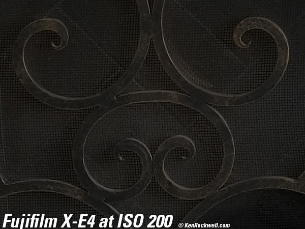 Fuji X-E4 High ISO Performance