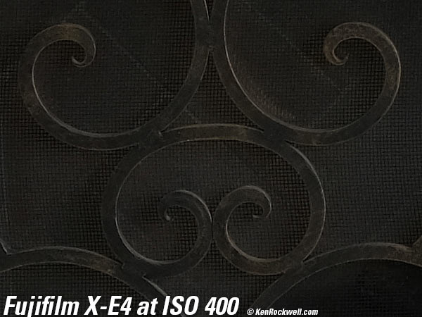 Fuji X-E4 High ISO Performance