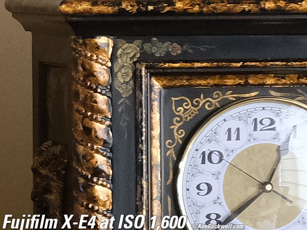Fuji X-E4 High ISO Performance