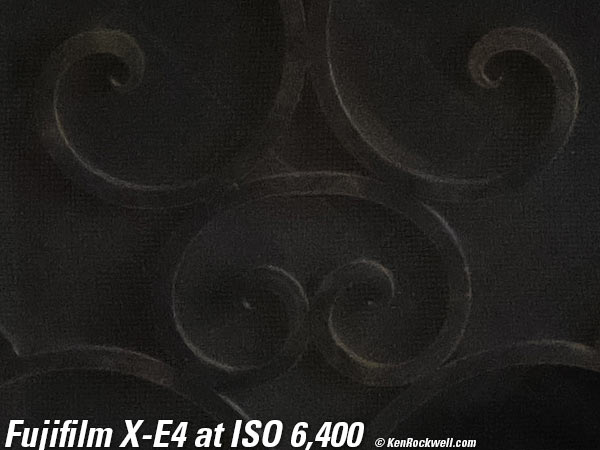 Fuji X-E4 High ISO Performance