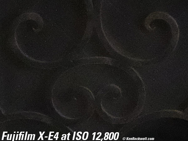 Fuji X-E4 High ISO Performance