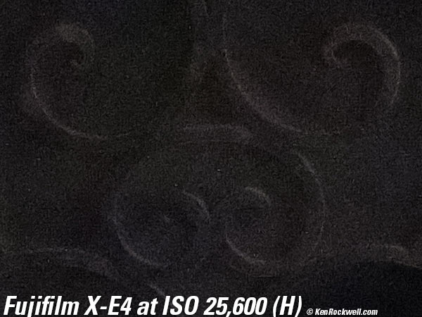 Fuji X-E4 High ISO Performance