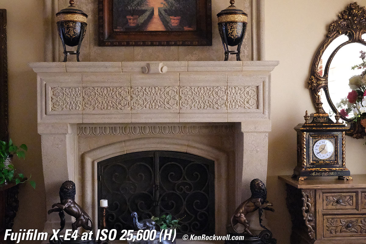 Fuji X-E4 High ISO Performance