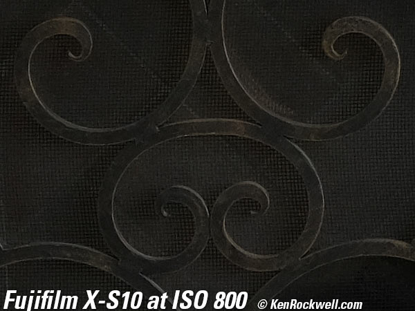 Fuji X-S10 High ISO Performance