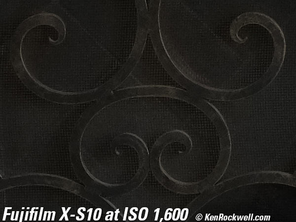 Fuji X-S10 High ISO Performance