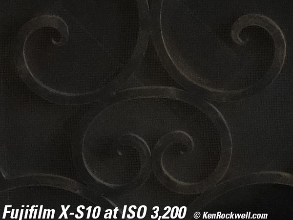 Fuji X-S10 High ISO Performance