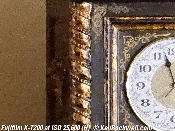 Fuji X-T200 High ISO Performance Sample Image File