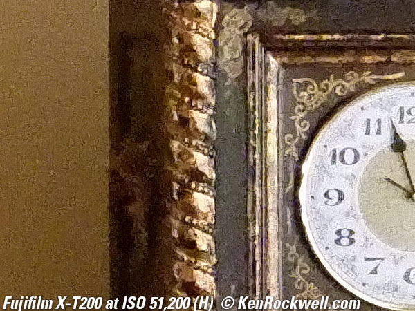 Fuji X-T200 High ISO Performance Sample Image File