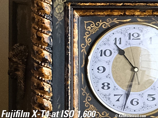 Fujifilm X-T4 High ISO Performance Sample Image File