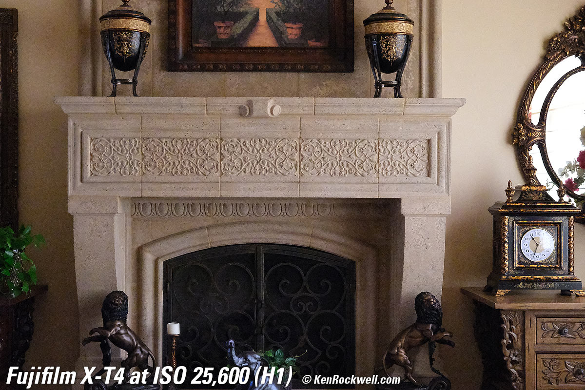 Fujifilm X-T4 High ISO Performance Sample Image File