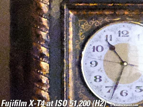 Fujifilm X-T4 High ISO Performance Sample Image File