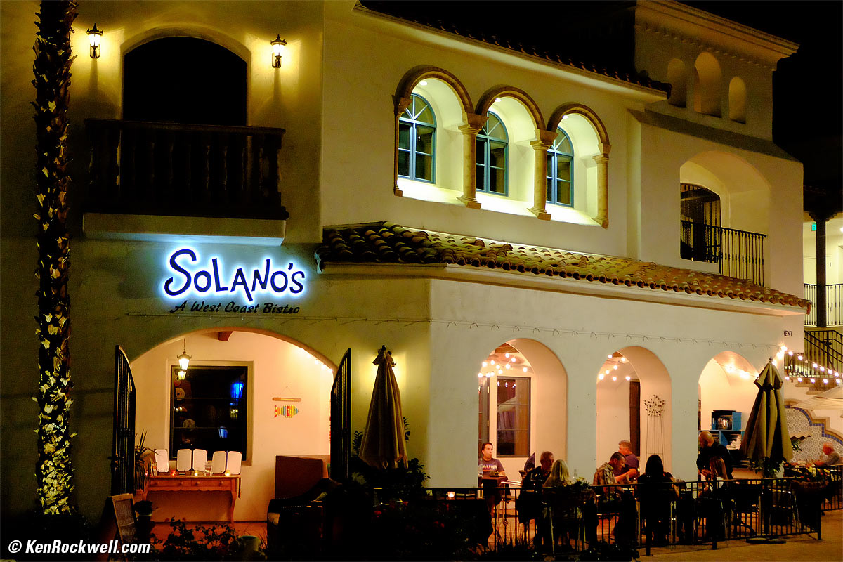 Solano's at night La Quinta