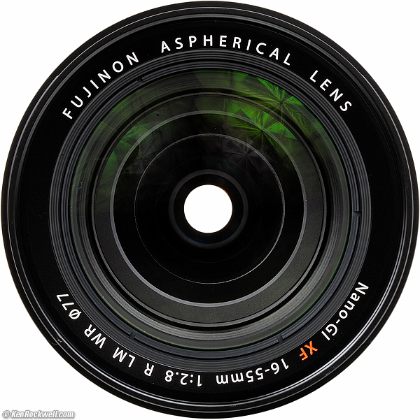 Fuji 16-55mm f/2.8 R LM WR internal diagram