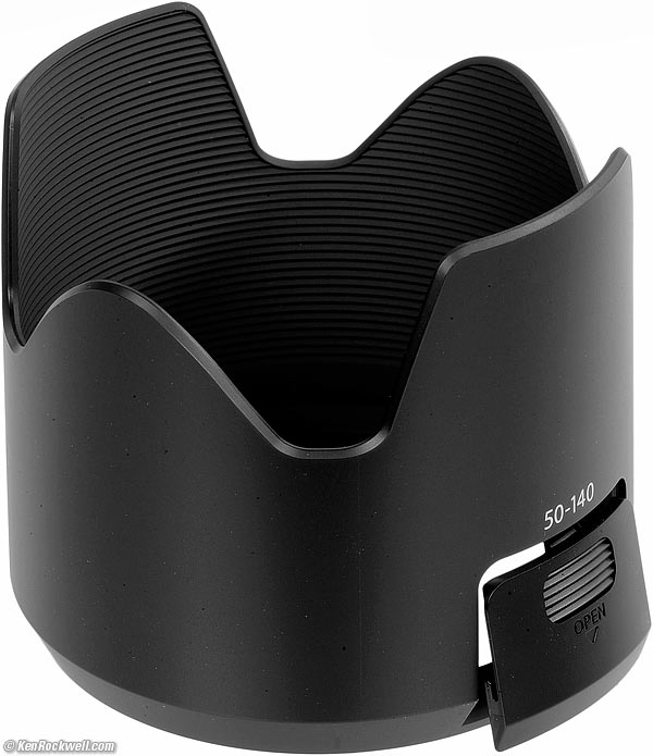 Fuji 50-140mm with hood