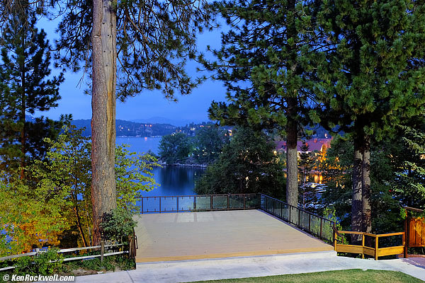 Lake Arrowhead Resort at Night