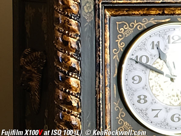 Fuji X100V High ISO Sample Image File