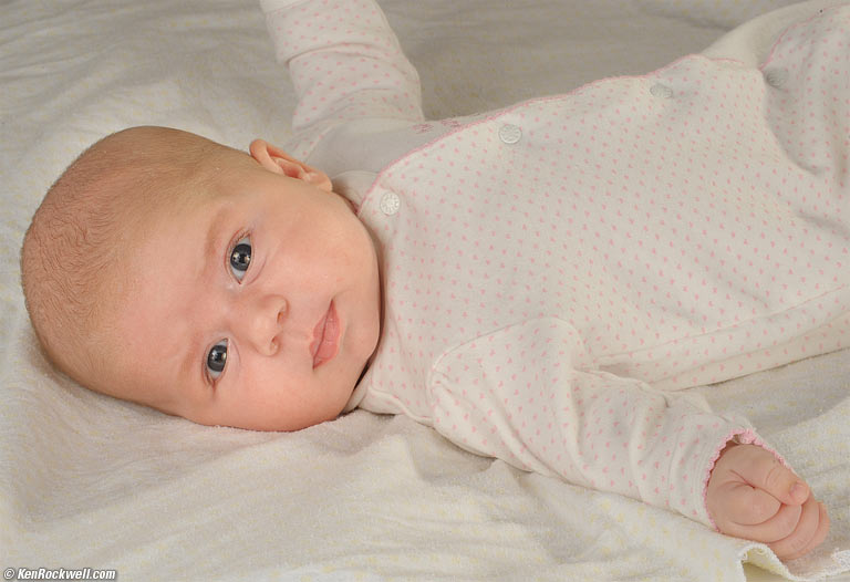 baby katie in studio