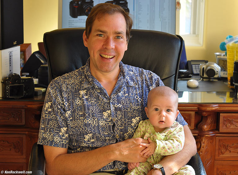 Katie and Daddy in Daddy's Office