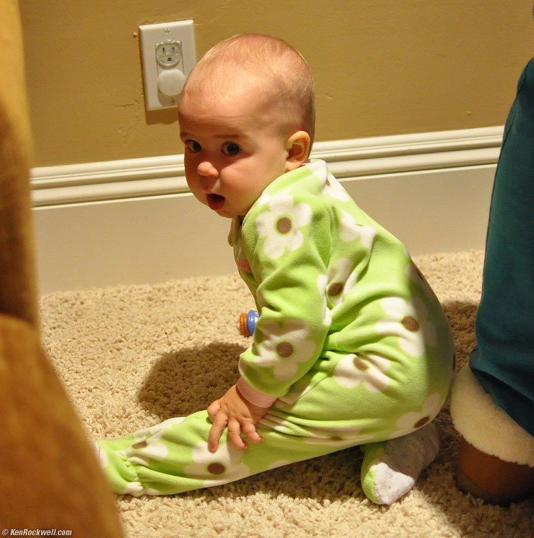 Katie and the light socket