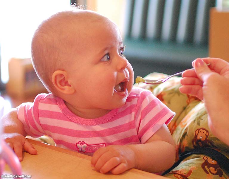 Katie's first ice cream
