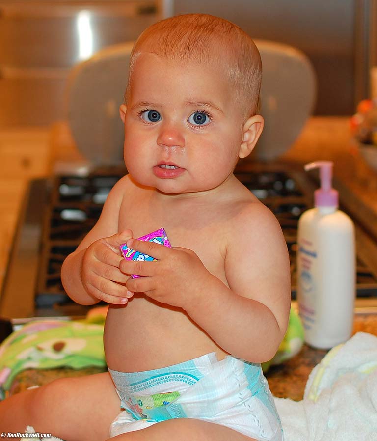 Katie after her bath