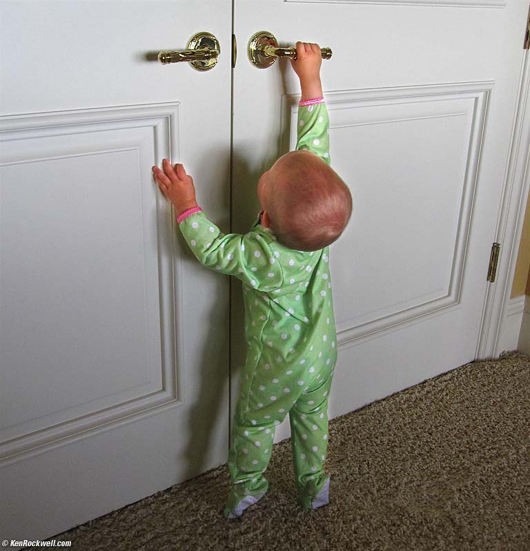 Katie trying to get out