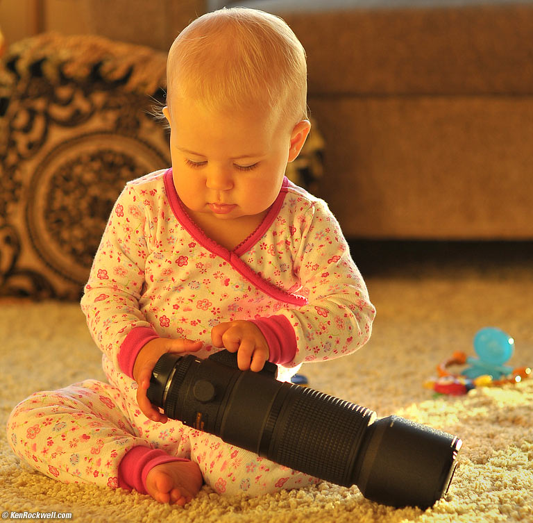 Katie and Nikon 200mm Micro lens