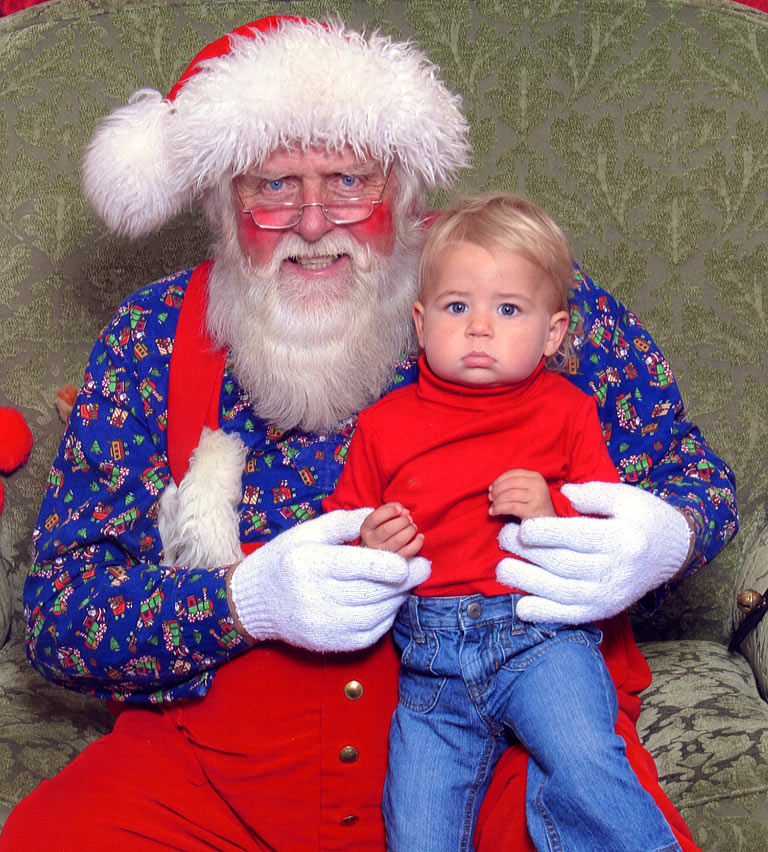 Katie and Santa
