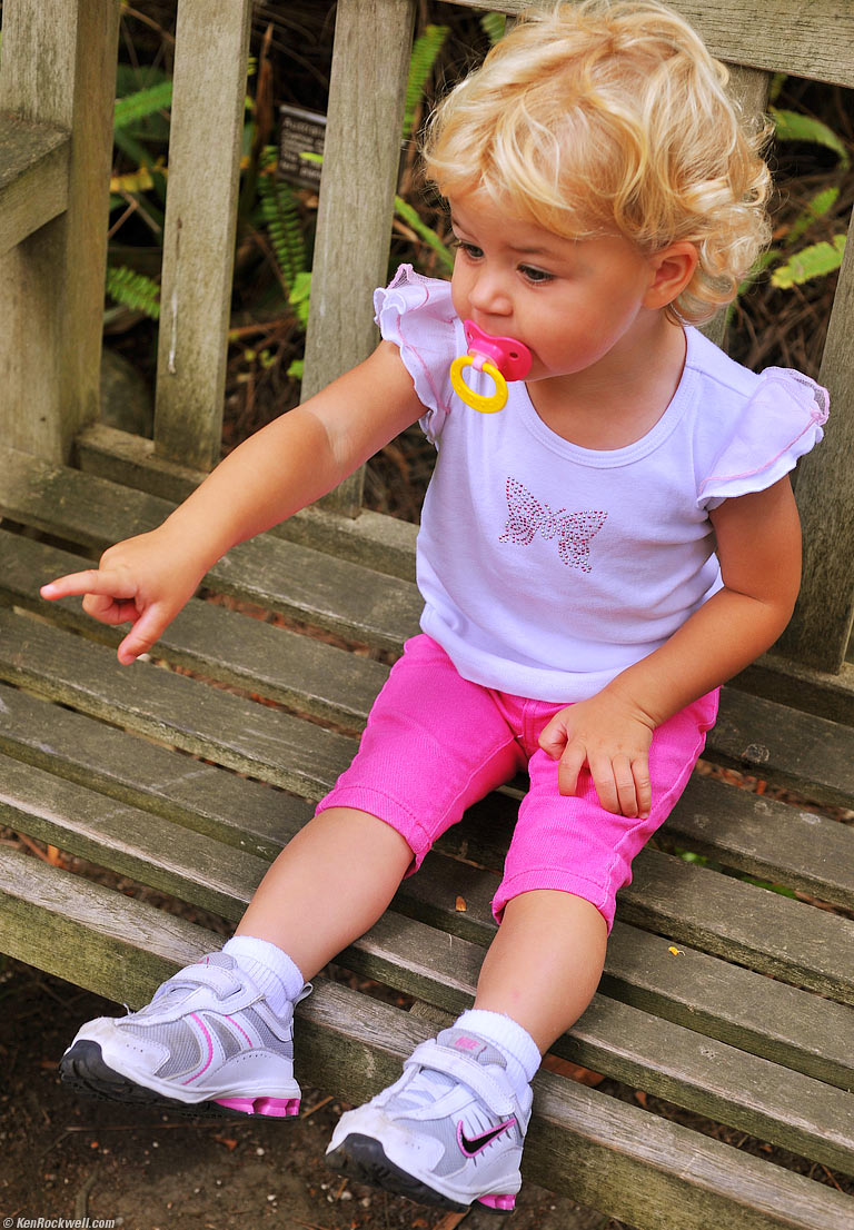 Katie and Ryan playing with boats at Quail Gardens.