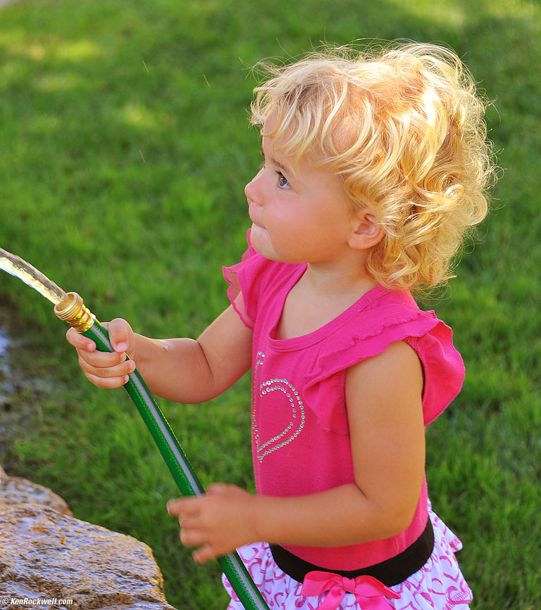 Ryan and Katie with hose