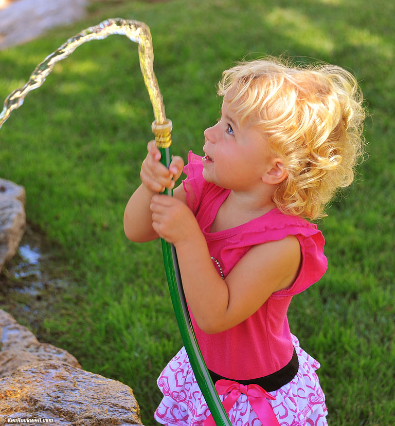 Ryan and Katie with hose