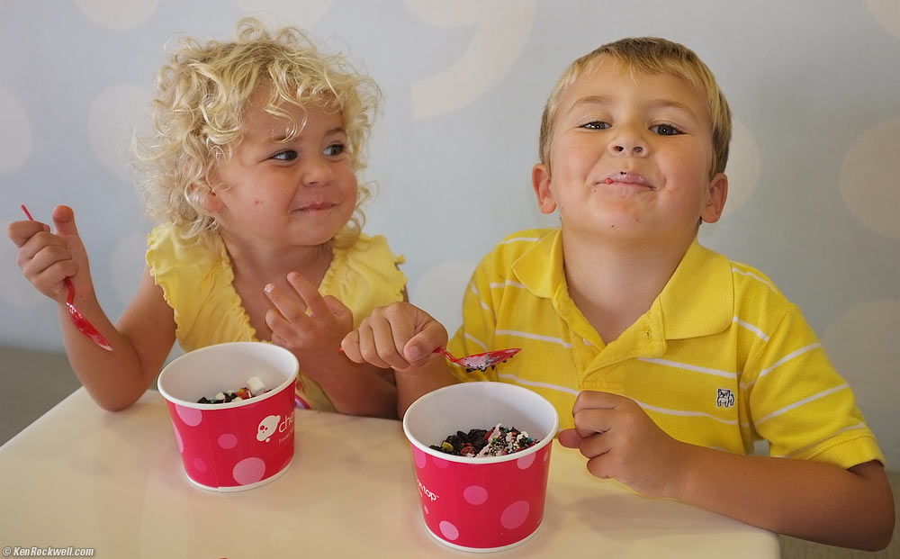 Katie and Ryan at Yogurt
